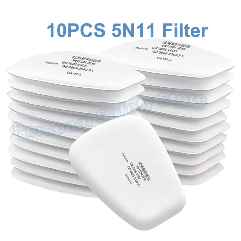 18in1 7502 Dust Gas Respirator Half Face Dust Mask For Painting Spraying Organic Vapor Chemical Gas Filter Work Safety For 3M