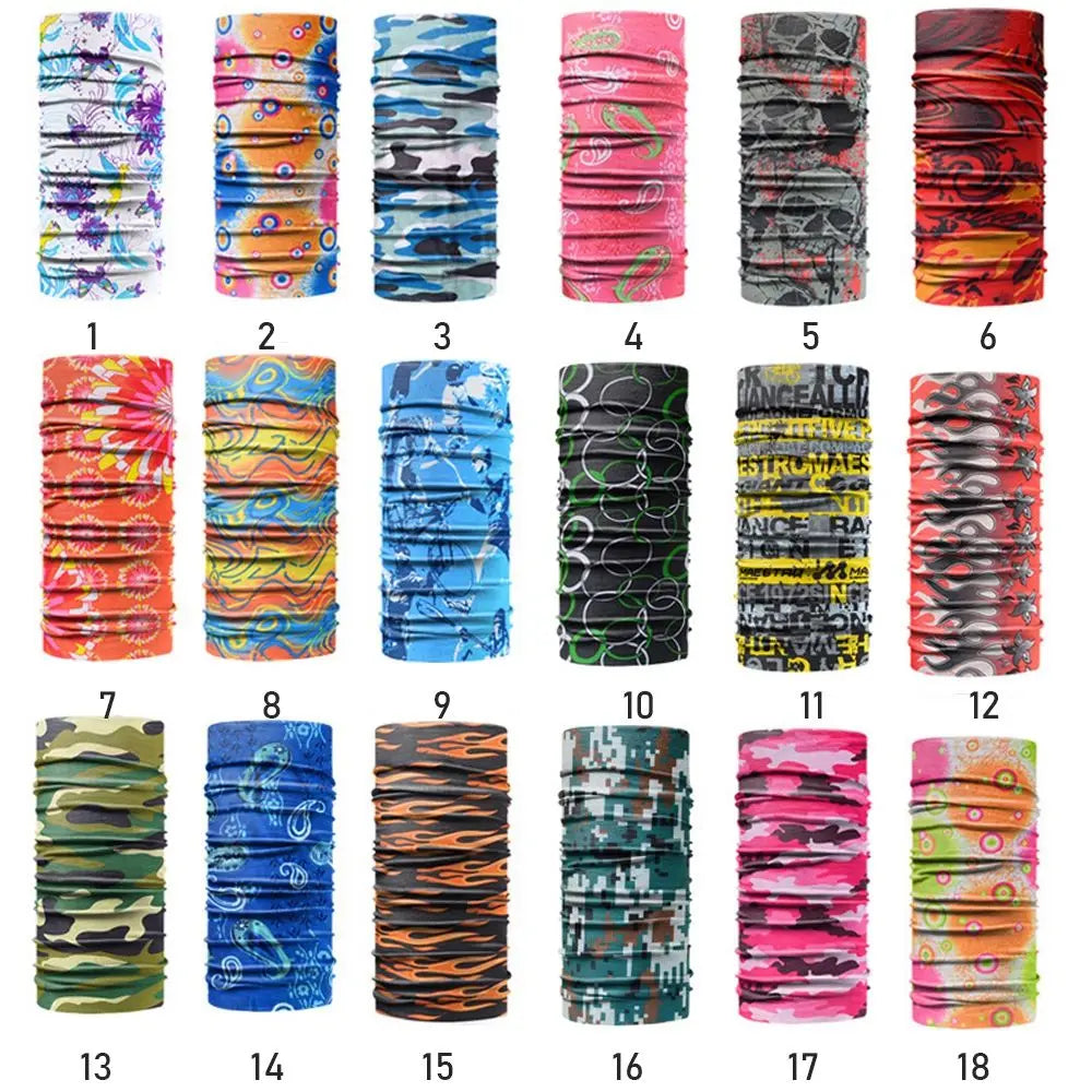 Climbing Hiking Scarf Sport Headwear Men Women Bandanas Motorcycle Turban Hand Band Magic Scarves Outdoor Cycling Headband Mask