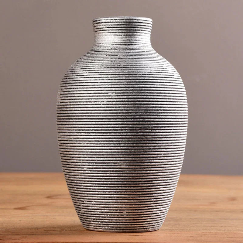 Ceramic Vase For Home Decor Nordic Flower Pot Home Living Room Decoration  Flower Vase Cachepot For Flowers Modern for interior