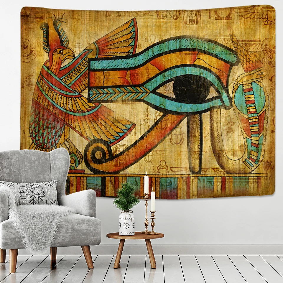 Ancient Egyptian Tribal Savage Tapestry Wall Hanging Home Dorm Decor Bedspread Throw Art Home Decor Wall cloth