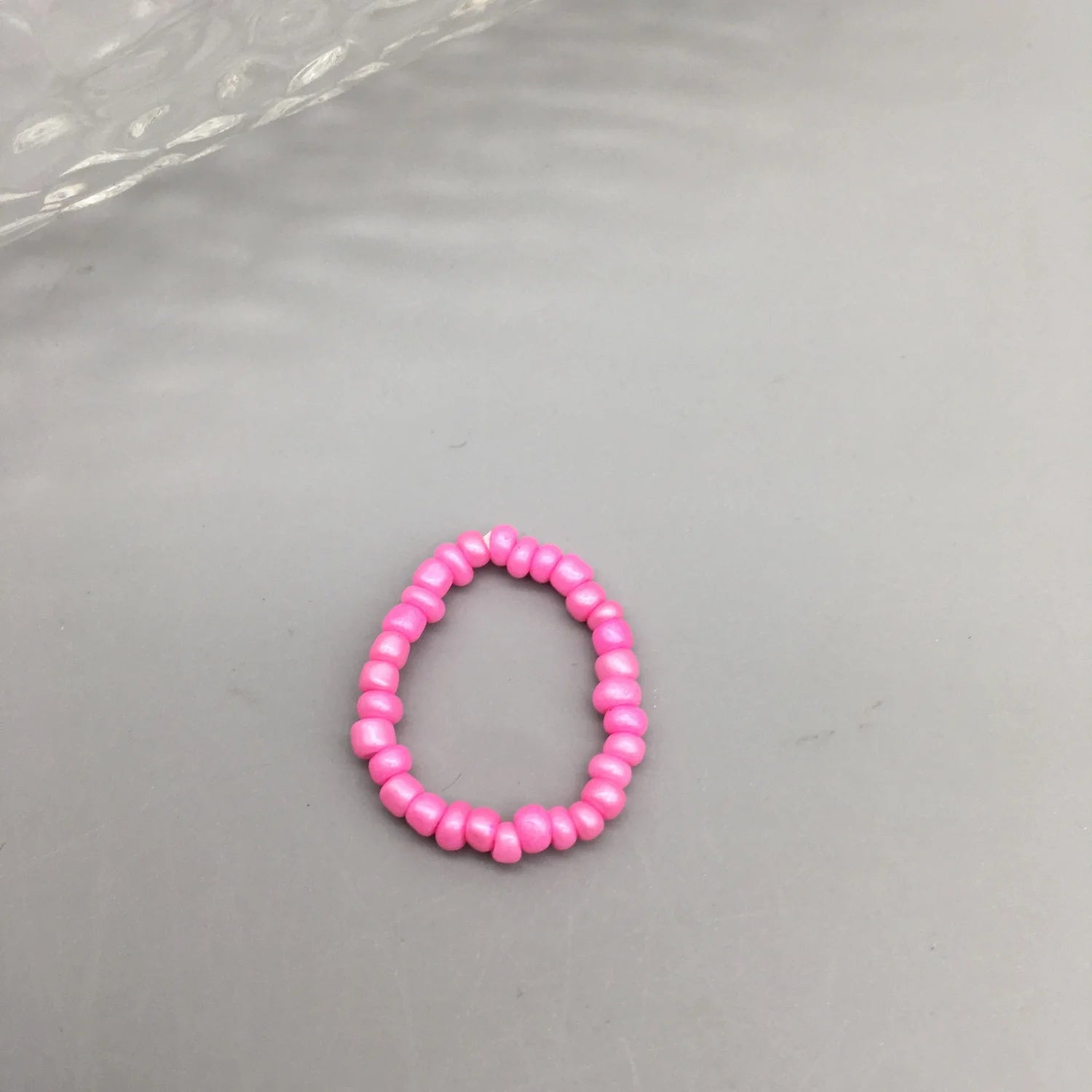Simple Seed Beads Rings For Women Fashion Crystal Beaded Rings Cute Minimalist Coloful Beads Geometric Stacked Fine Rings