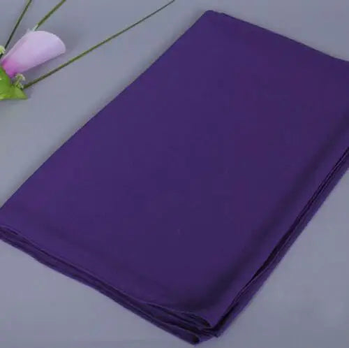 Ready to Wear Head Wrap Muslim Headscarf Women Shawl Stole Slip on Jersey Scarf Hijab Stretchy Bandana Shawl Islamic Veil Cover