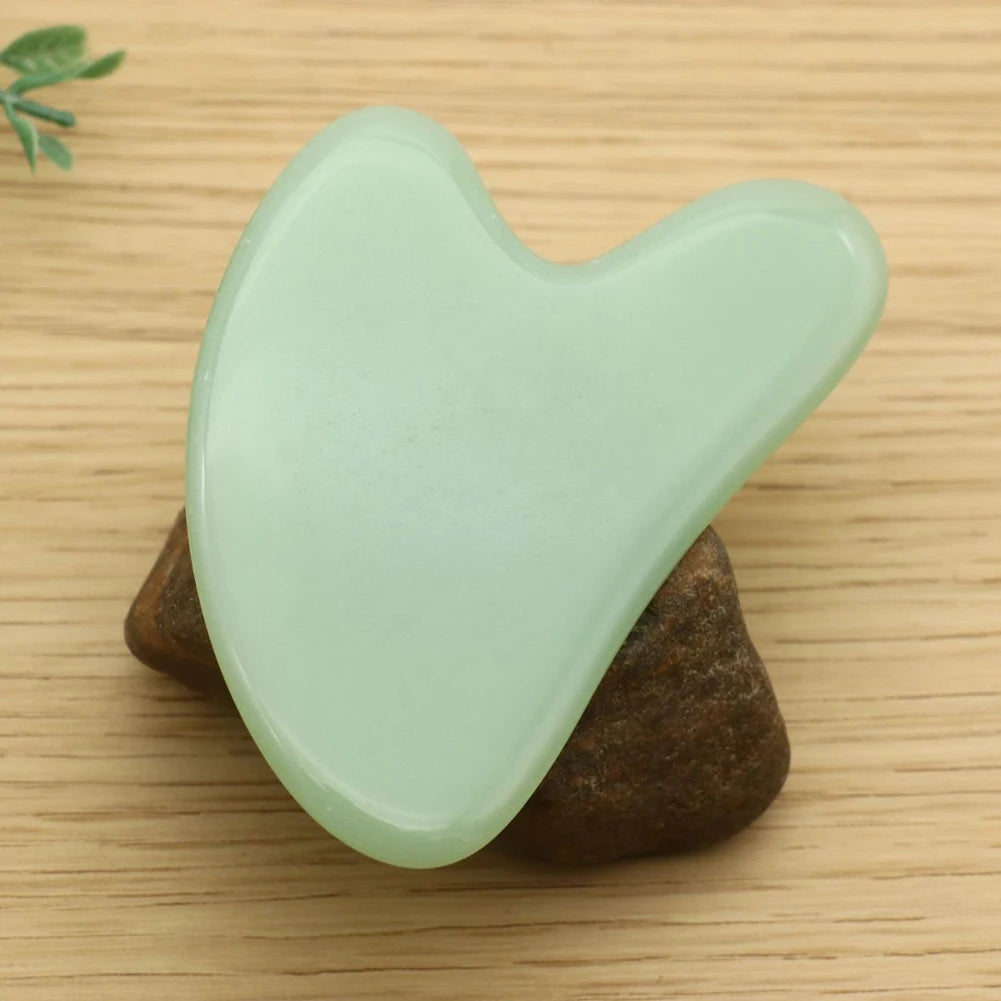 Gua Sha Natural Stone Resin Scraper Board Meridian Relaxation Face Massager Facial Tool For Body Slimming Massage Skin Care