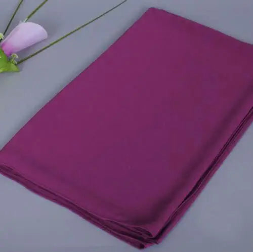 Ready to Wear Head Wrap Muslim Headscarf Women Shawl Stole Slip on Jersey Scarf Hijab Stretchy Bandana Shawl Islamic Veil Cover