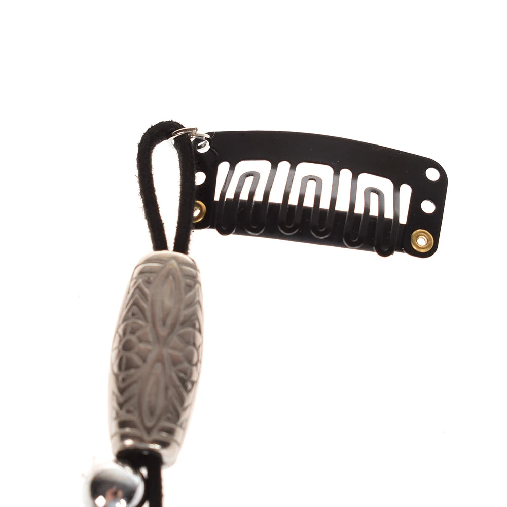 Women Feather Bb Clip Headband Scrunchies Headdress Tribal Hair Rope Headpieces 2021 New Fashion Headwear Retro Hair Accessories