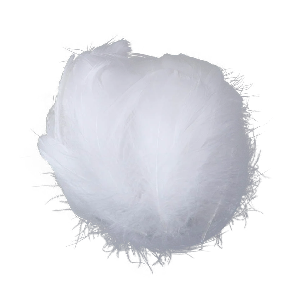 Natural White Goose Feather 5-8Cm Small Plume For Earrings Crafts Jewelry Making Wedding Decoration Fly Tying Feathers Wholesale