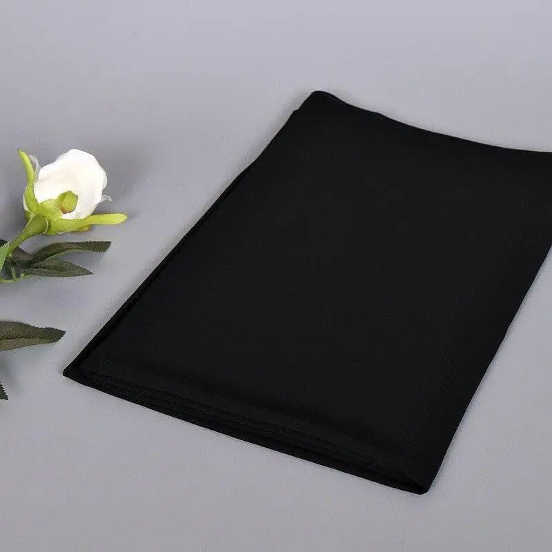 Ready to Wear Head Wrap Muslim Headscarf Women Shawl Stole Slip on Jersey Scarf Hijab Stretchy Bandana Shawl Islamic Veil Cover