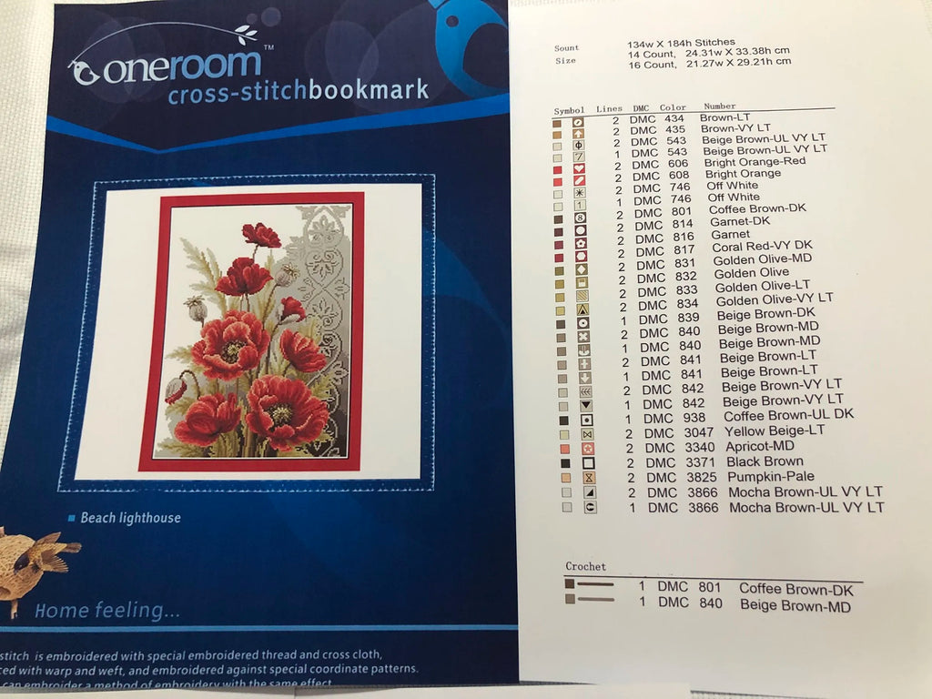 Cross stitch Handmade 14CT Counted Canvas DIY,Cross-stitch kits,Embroidery  crosses the river and crosses the woods 23-40