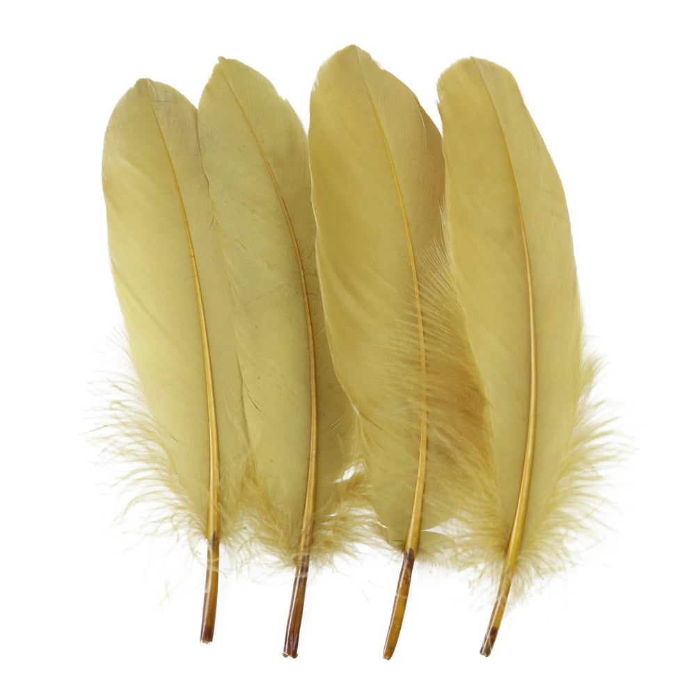 10/50/100pcs Natural Goose feathers Dyed various feather for crafts wedding jewelry party accessories 15-20cm/6-8 inch