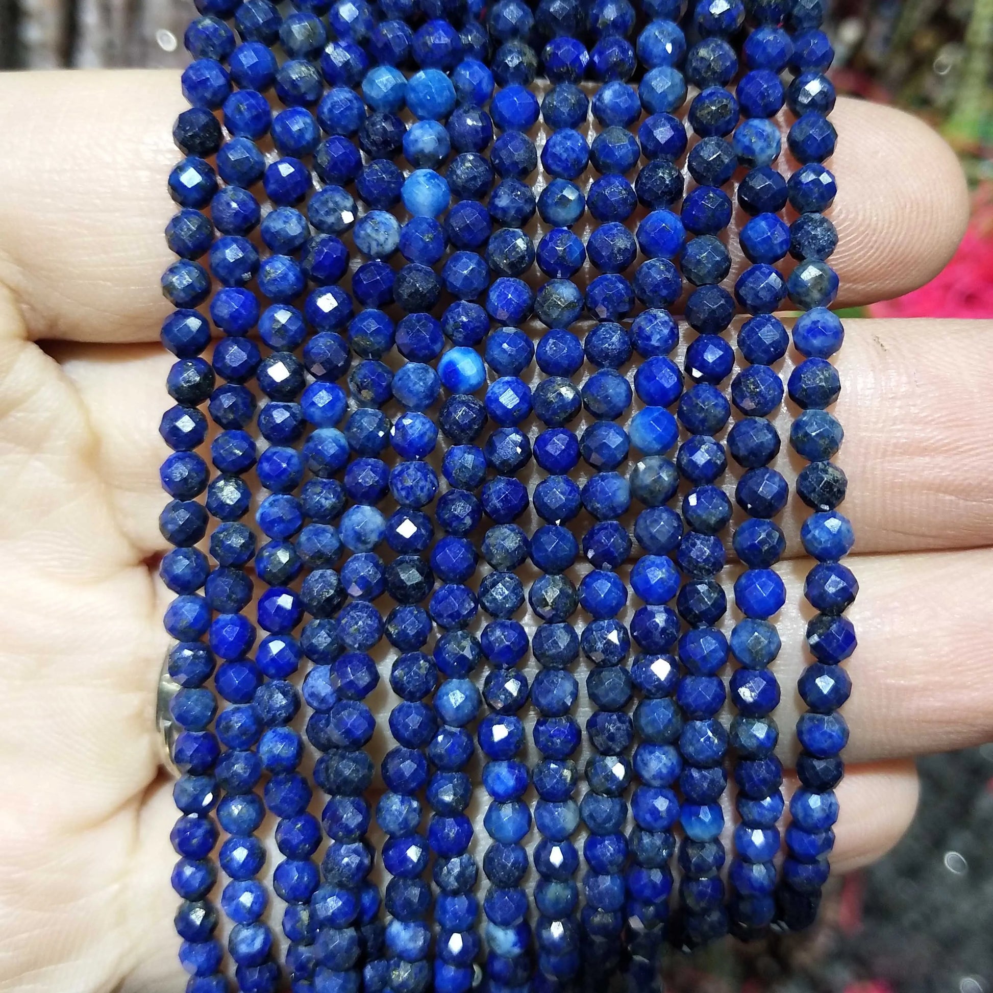 Faceted 2 3MM Natural Jades Rose Quarts Amethysts Small Round Stone Loose Bead For Jewelry Makng Charm DIY Bracele Necklace