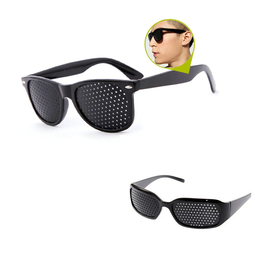 Anti-myopia Astigmatism Glasses With Holes Vision Correction Fatigue Pin Hole Glasses For Men Women Eyesight Improvement Natural
