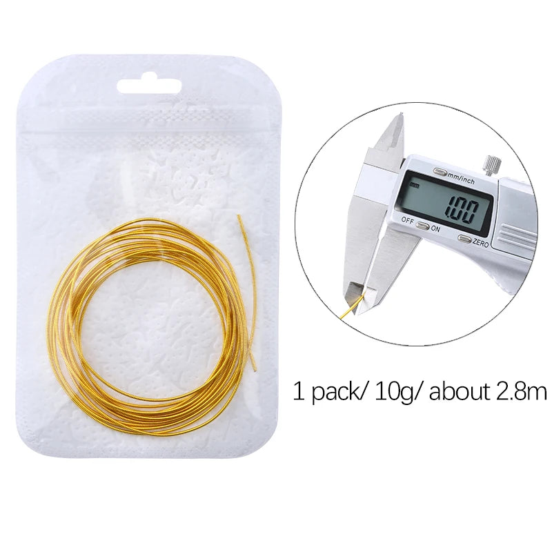 10g/lot Copper Hard Wire Embroidery Badge Mat,Hard Old Work Embroidery,French Bullion Wire ,DIY Hand Made Jewelry Accessories