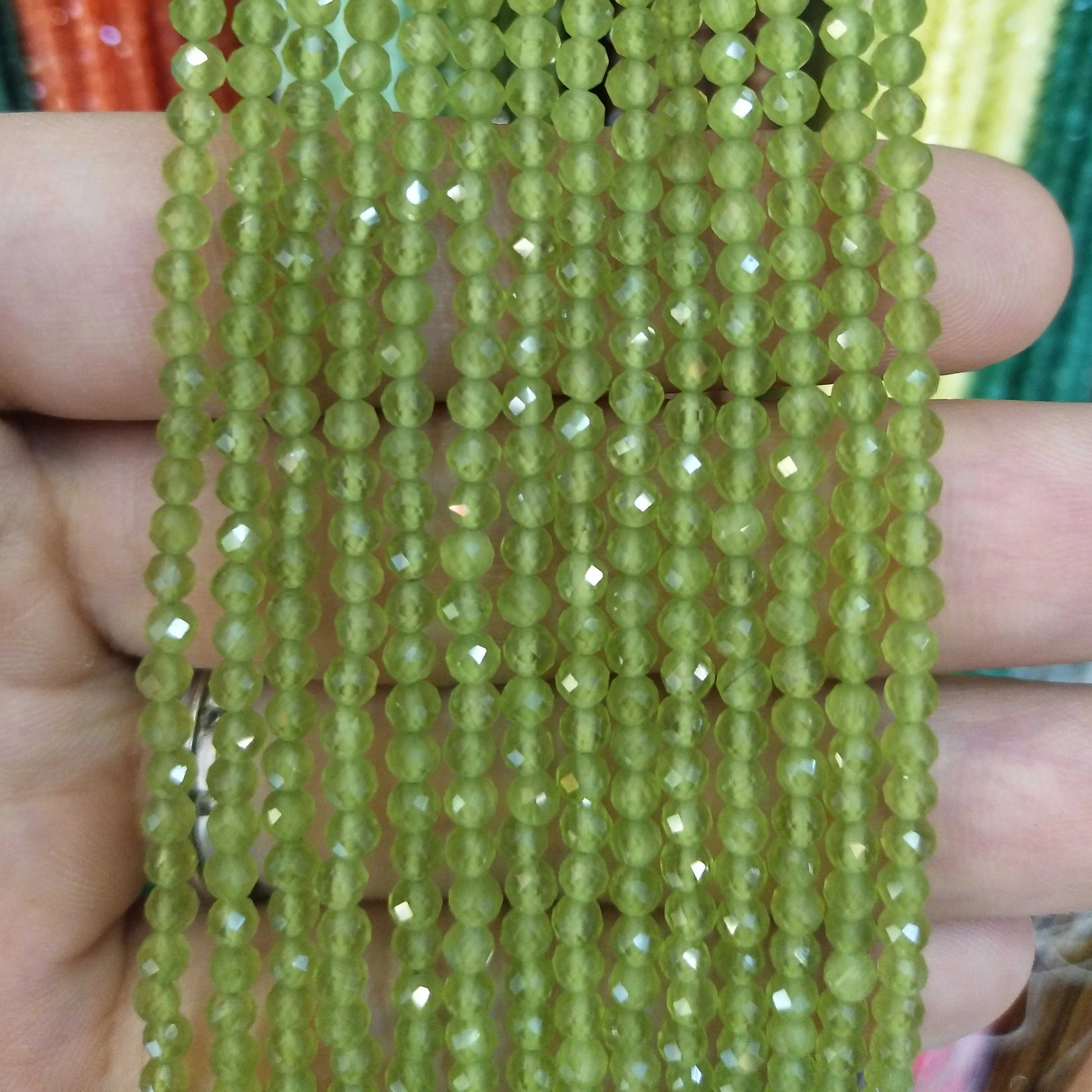 Faceted 2 3MM Natural Jades Rose Quarts Amethysts Small Round Stone Loose Bead For Jewelry Makng Charm DIY Bracele Necklace