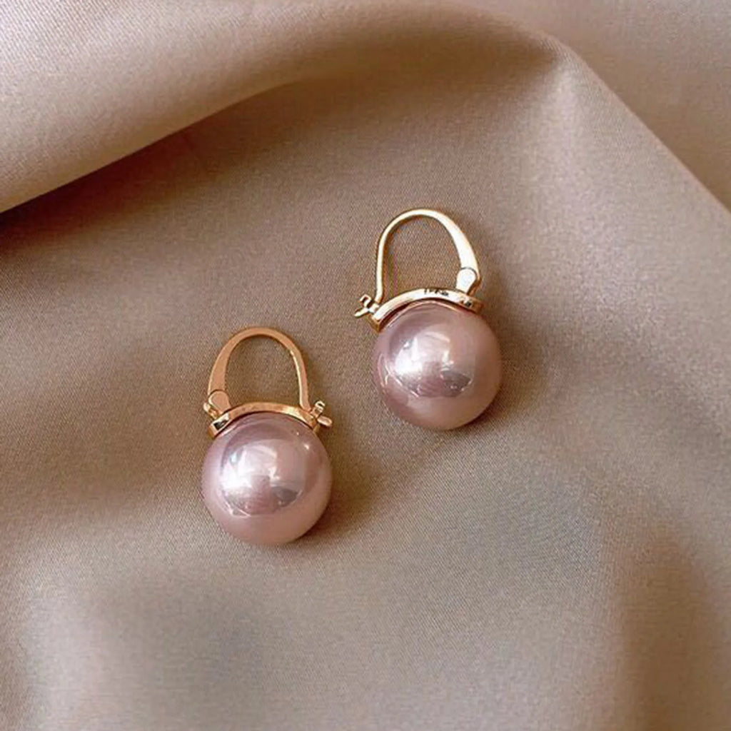 Glamour Earrings Sale Natural Freshwater Pearl Earrings Korean Fashion 2019 New Popular Pearl Women's Earrings Wholesale