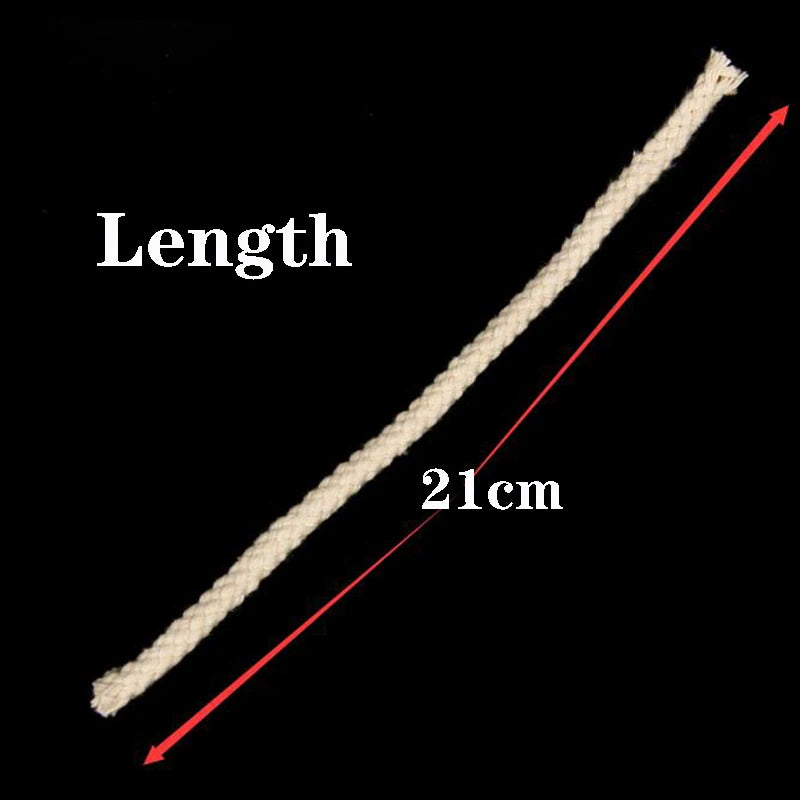 7pcs Cotton for Wick + 7pcs Ceramic Holders for Tiki torch Wine bottle oil lamp W/ COTTON Kerosene for Wick for Alcohol lamp