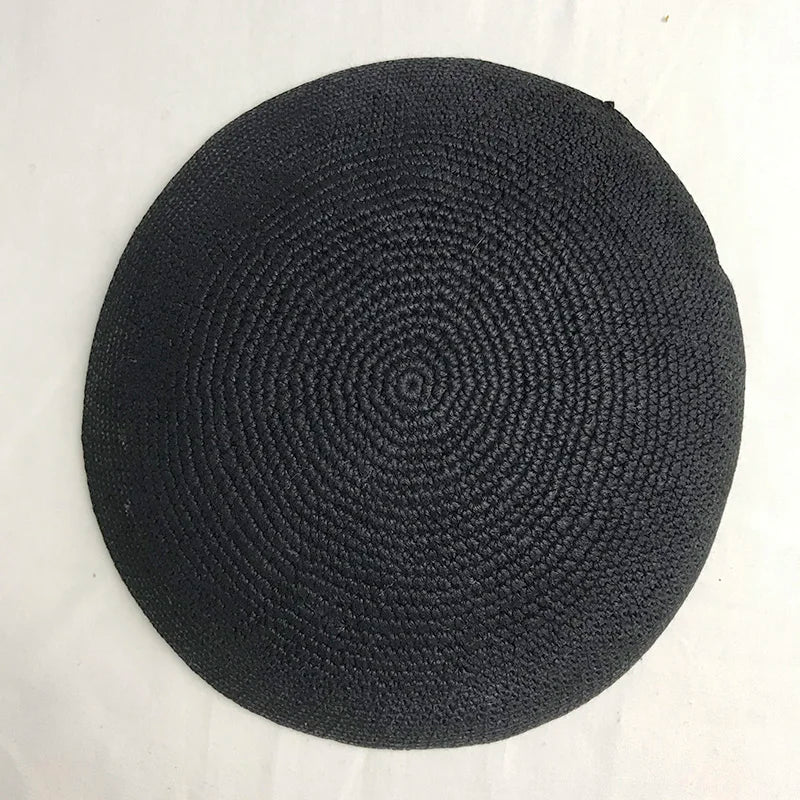 Judaica 15cm 5.9Inch Jewish Knitted Kippah Hat Yarmulke Yarmulka Cap Kippa