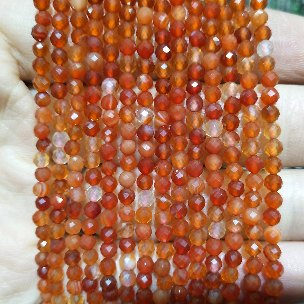 Faceted 2 3MM Natural Jades Rose Quarts Amethysts Small Round Stone Loose Bead For Jewelry Makng Charm DIY Bracele Necklace