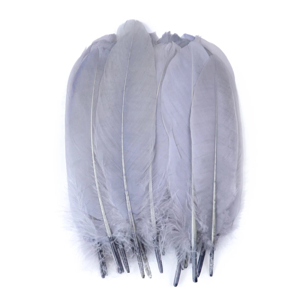 10/50/100pcs Natural Goose feathers Dyed various feather for crafts wedding jewelry party accessories 15-20cm/6-8 inch