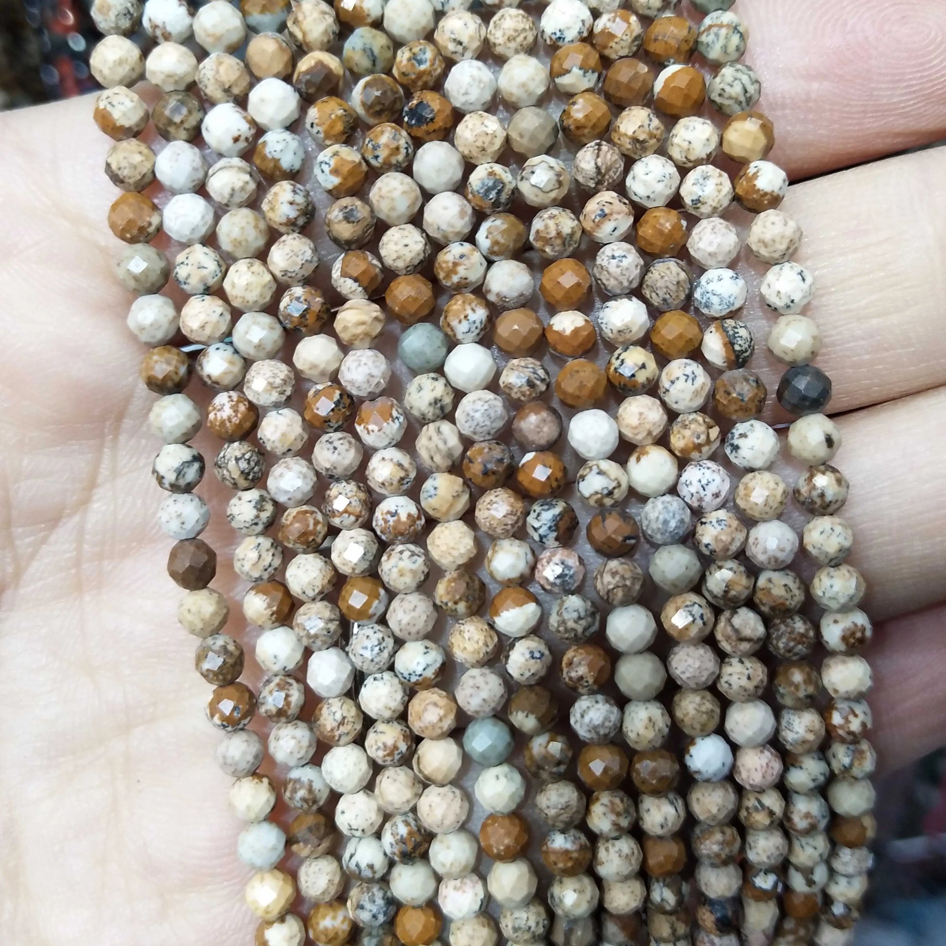 Faceted 2 3MM Natural Jades Rose Quarts Amethysts Small Round Stone Loose Bead For Jewelry Makng Charm DIY Bracele Necklace