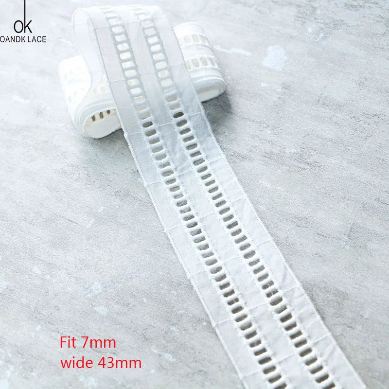 2 yard cotton embroidery lace cloth white DIY hand skirt neckline curtain bedding clothing decoration