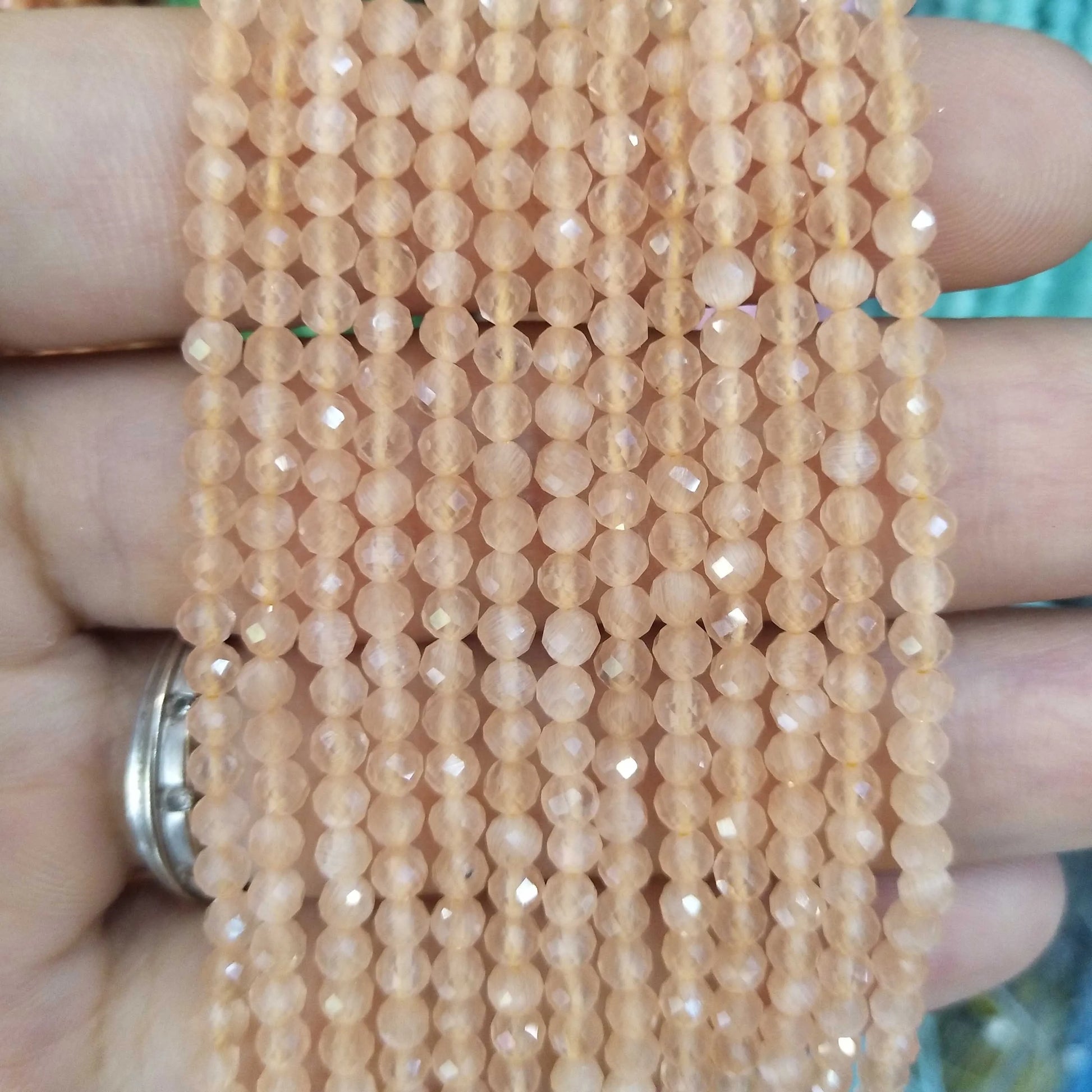 Faceted 2 3MM Natural Jades Rose Quarts Amethysts Small Round Stone Loose Bead For Jewelry Makng Charm DIY Bracele Necklace