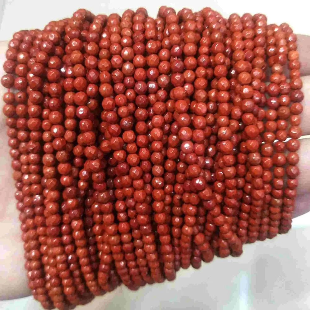 Faceted 2 3MM Natural Jades Rose Quarts Amethysts Small Round Stone Loose Bead For Jewelry Makng Charm DIY Bracele Necklace