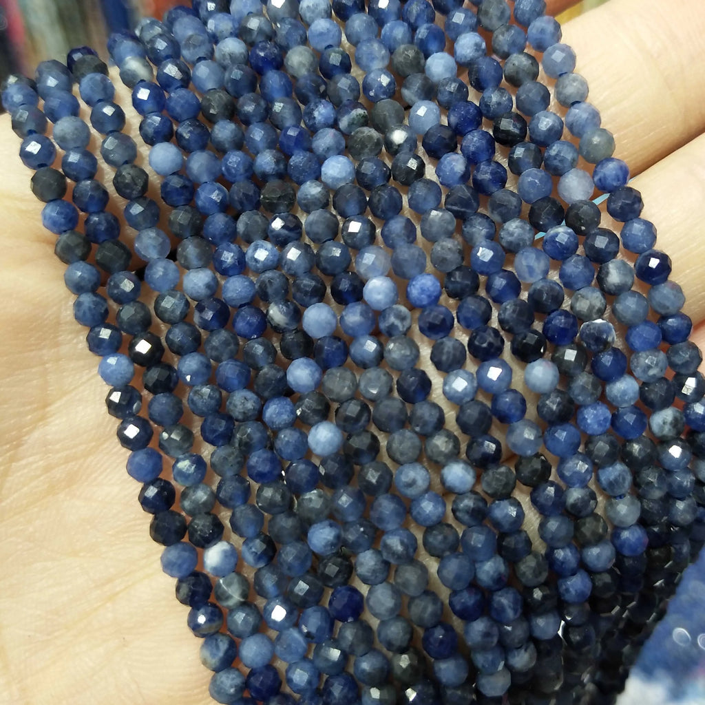 Faceted 2 3MM Natural Jades Rose Quarts Amethysts Small Round Stone Loose Bead For Jewelry Makng Charm DIY Bracele Necklace