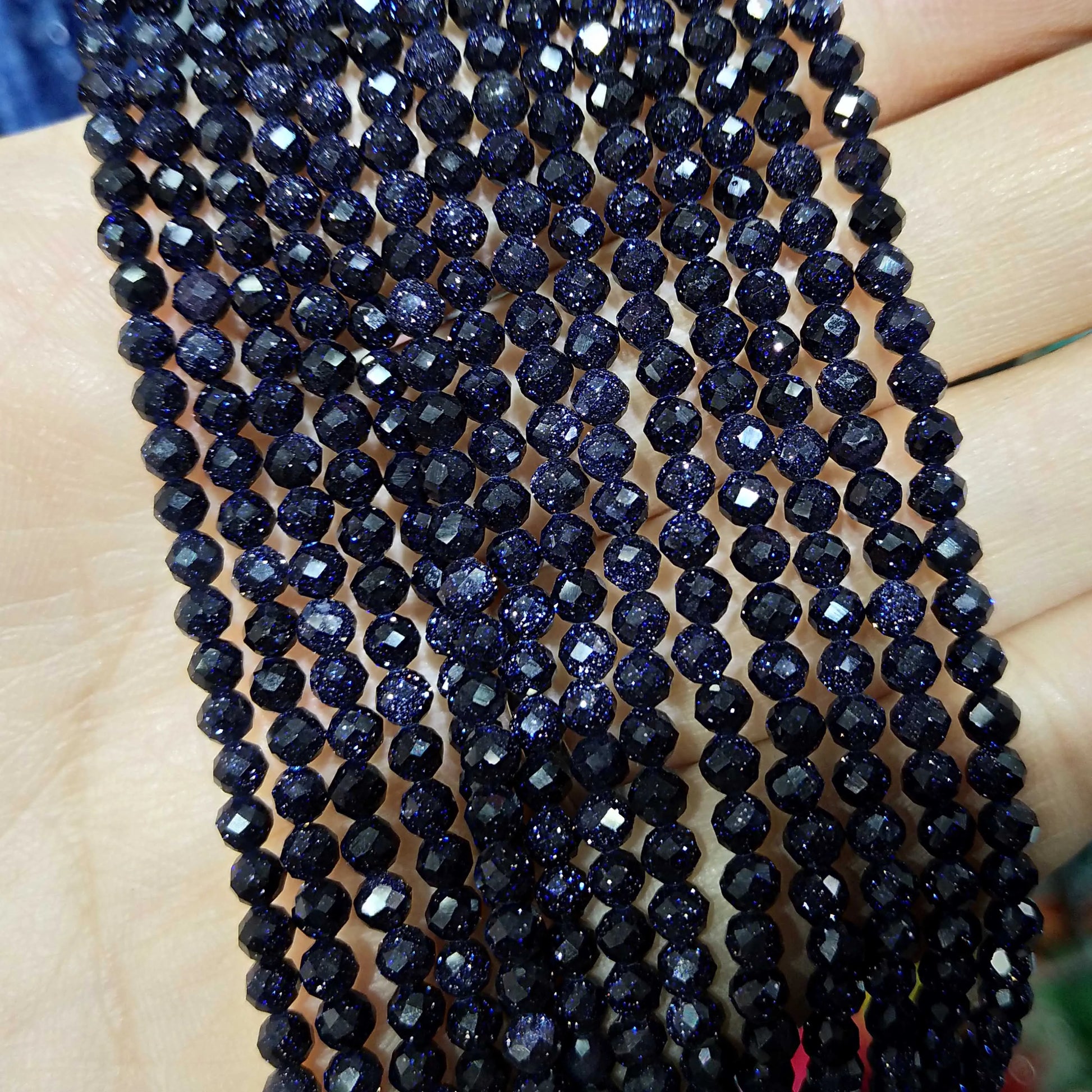 Faceted 2 3MM Natural Jades Rose Quarts Amethysts Small Round Stone Loose Bead For Jewelry Makng Charm DIY Bracele Necklace