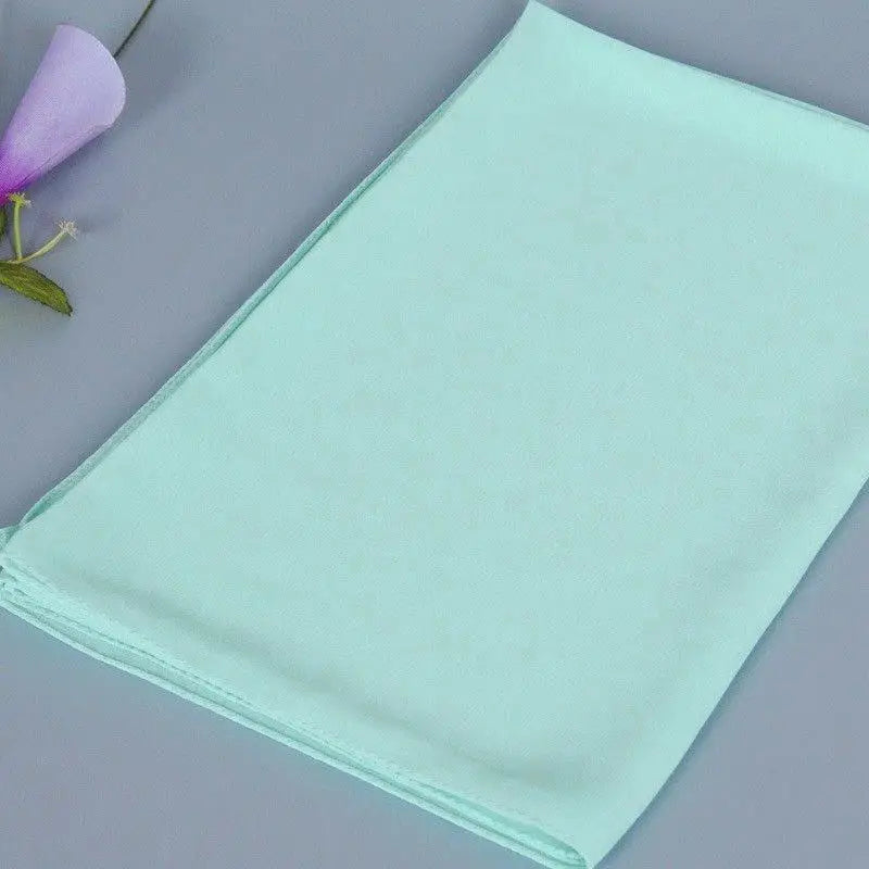 Ready to Wear Head Wrap Muslim Headscarf Women Shawl Stole Slip on Jersey Scarf Hijab Stretchy Bandana Shawl Islamic Veil Cover