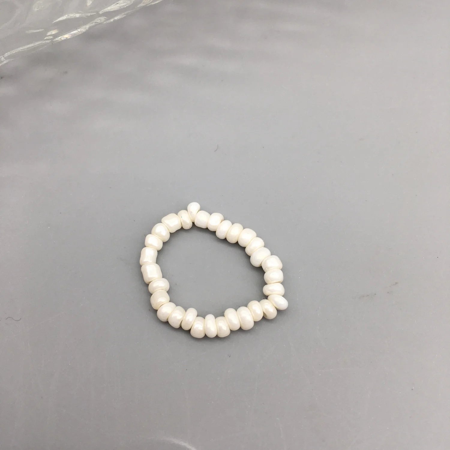 Simple Seed Beads Rings For Women Fashion Crystal Beaded Rings Cute Minimalist Coloful Beads Geometric Stacked Fine Rings