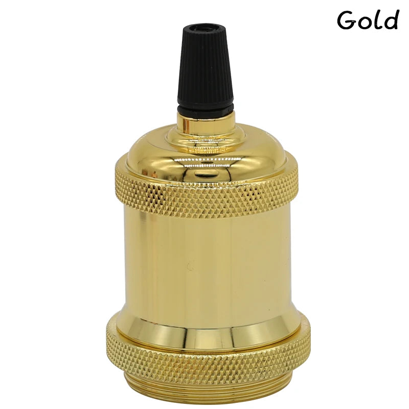 Vintage Retro Edison Lamp Pendant light E27 Socket Pendant lights Screw Bulb base Aluminum Light Industrial Retro Lamp Holder