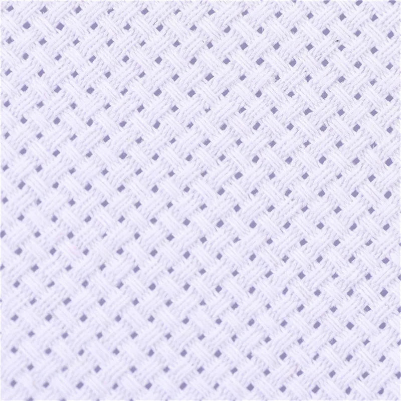 11CT 14CT Aida Cloth 30x30cm 30x45cm Cotton Embroidery Cross Stitch Fabric  DIY Needlework Sewing Handcraft Cloth For Women Mom