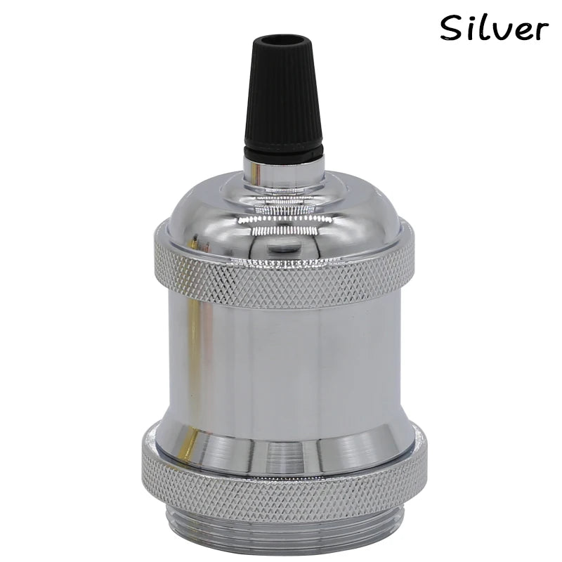 Vintage Retro Edison Lamp Pendant light E27 Socket Pendant lights Screw Bulb base Aluminum Light Industrial Retro Lamp Holder