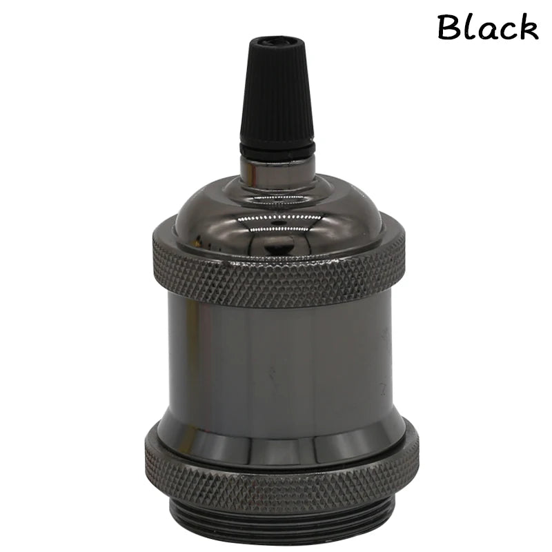 Vintage Retro Edison Lamp Pendant light E27 Socket Pendant lights Screw Bulb base Aluminum Light Industrial Retro Lamp Holder