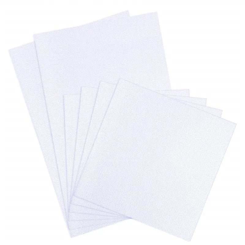 11CT 14CT Aida Cloth 30x30cm 30x45cm Cotton Embroidery Cross Stitch Fabric  DIY Needlework Sewing Handcraft Cloth For Women Mom