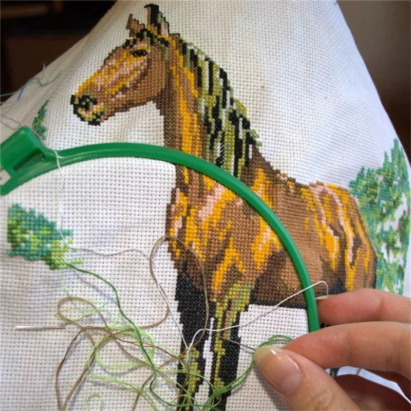 11CT 14CT Aida Cloth 30x30cm 30x45cm Cotton Embroidery Cross Stitch Fabric  DIY Needlework Sewing Handcraft Cloth For Women Mom