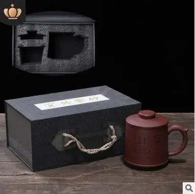 PINNY 600ml Yixing Purple Clay Tea Mugs Chinese Kung Fu Tea Set Ceramic Tea Cups Hand Made Tea Ceremony Accessories