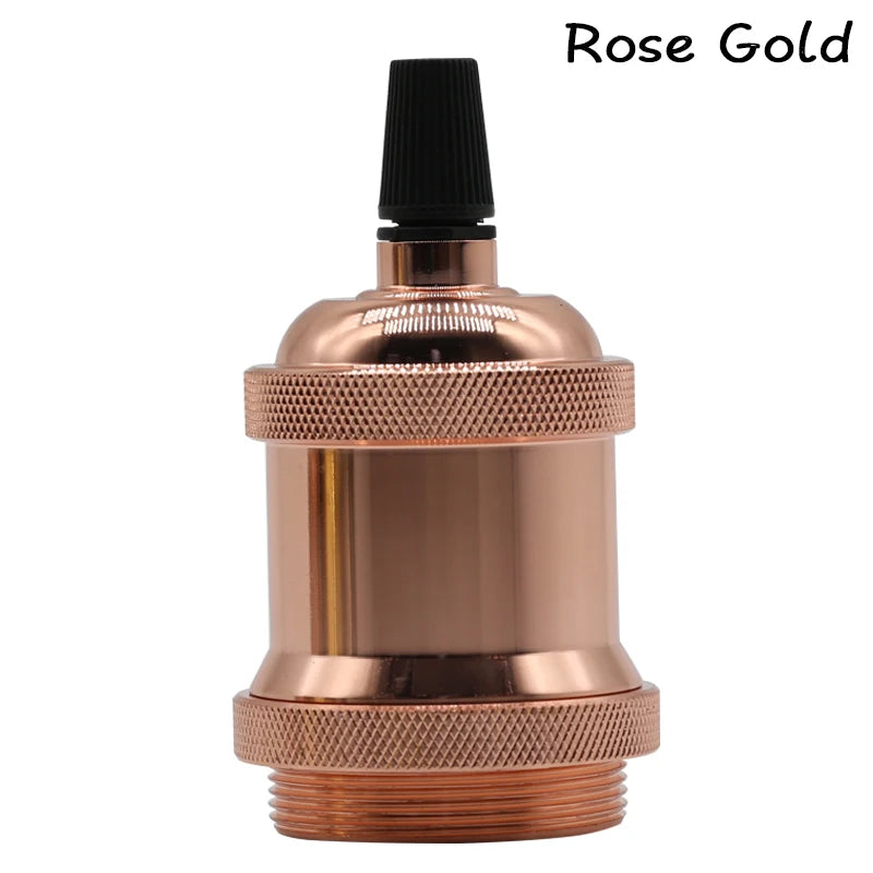 Vintage Retro Edison Lamp Pendant light E27 Socket Pendant lights Screw Bulb base Aluminum Light Industrial Retro Lamp Holder