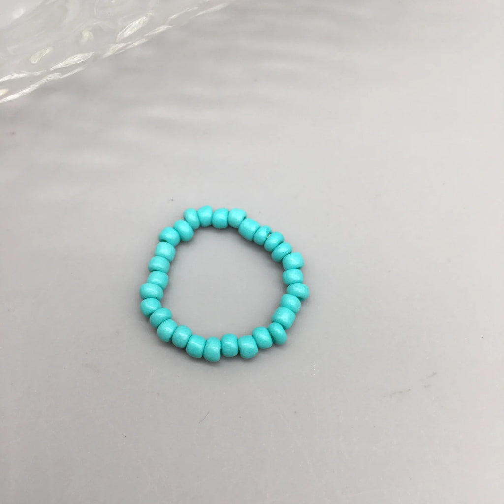Simple Seed Beads Rings For Women Fashion Crystal Beaded Rings Cute Minimalist Coloful Beads Geometric Stacked Fine Rings
