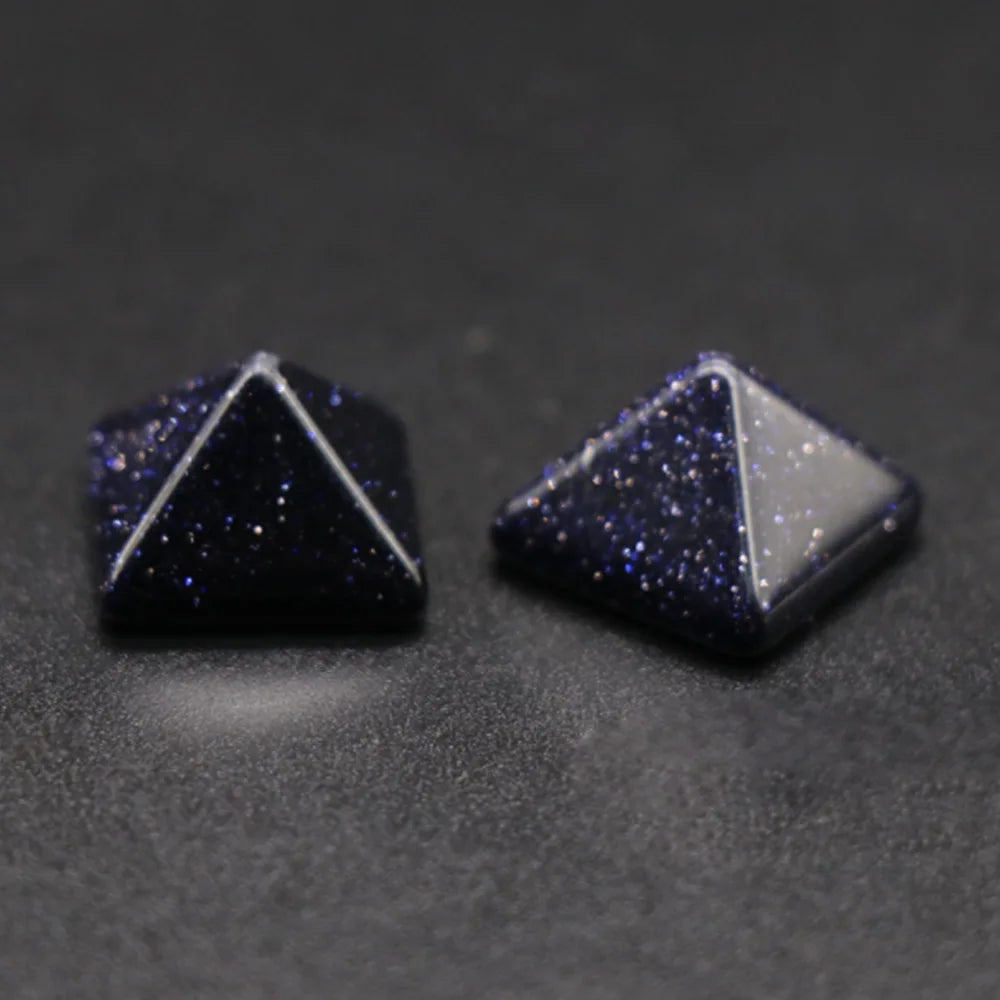 Pyramid Gemstone Natural Healing Stone Crystal Quartz Chakra Point Home Office Decor Crafts Polished Mini Ornament Stone Gift