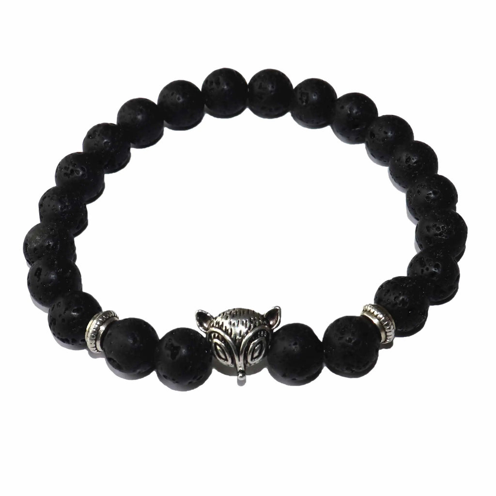 Natural Stone Men's Beaded Jewelry Crystal Agates Jades Tiger Eye Stone Beaded Fox Bracelets Party Gift Stretch Yoga Jewelry