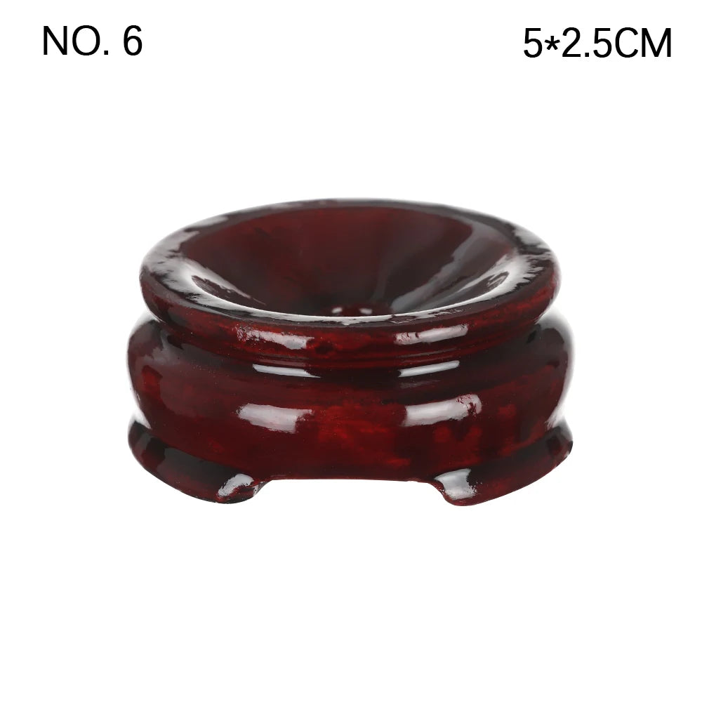 Natural Wood Holder Globe Base Miniature Display Stand Statue Pedestal Magic Sphere Holder Desktop Ornament For Crystal Ball Hot