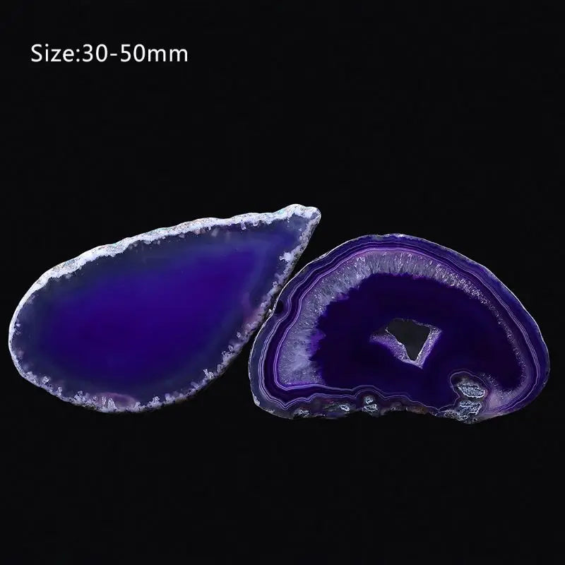 Natural Agate Geode Polished Irregular Crystal Slice Stone DIY Pendant Mineral Home Decoration Drop Ship