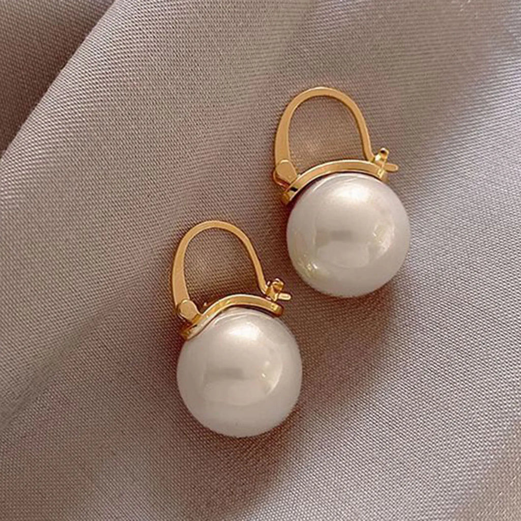 Glamour Earrings Sale Natural Freshwater Pearl Earrings Korean Fashion 2019 New Popular Pearl Women's Earrings Wholesale
