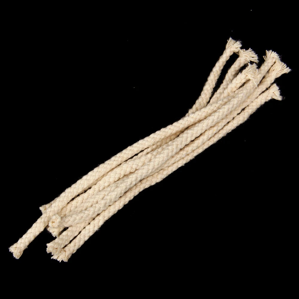 7pcs Cotton for Wick + 7pcs Ceramic Holders for Tiki torch Wine bottle oil lamp W/ COTTON Kerosene for Wick for Alcohol lamp