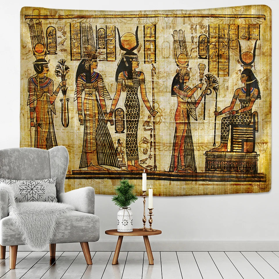 Ancient Egyptian Tribal Savage Tapestry Wall Hanging Home Dorm Decor Bedspread Throw Art Home Decor Wall cloth
