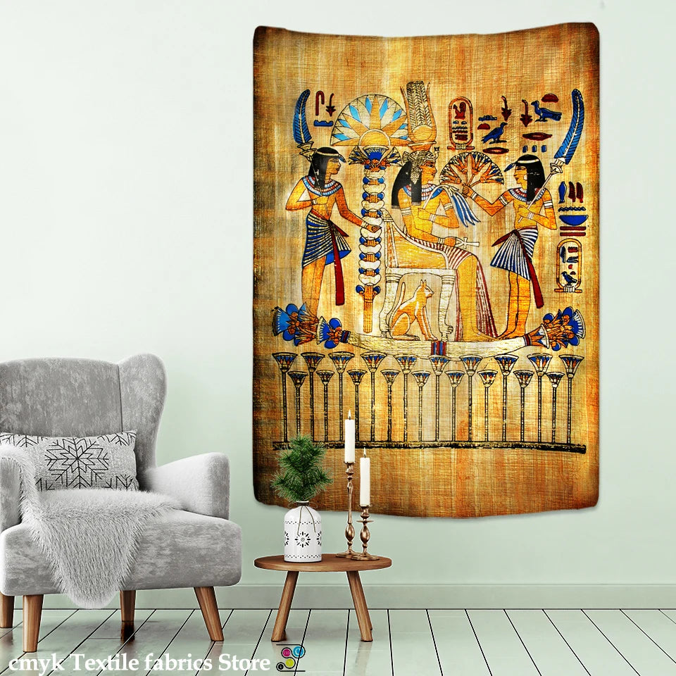 Ancient Egyptian Tribal Savage Tapestry Wall Hanging Home Dorm Decor Bedspread Throw Art Home Decor Wall cloth