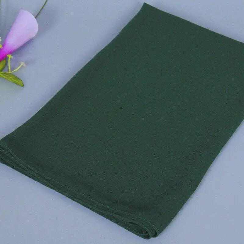 Ready to Wear Head Wrap Muslim Headscarf Women Shawl Stole Slip on Jersey Scarf Hijab Stretchy Bandana Shawl Islamic Veil Cover