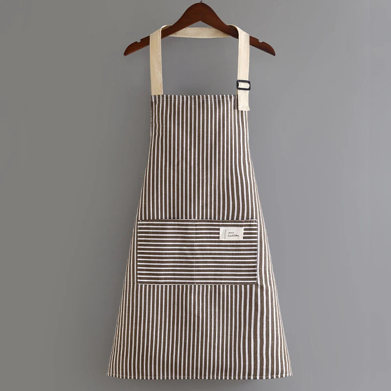 Fashion Resistant Dirt Apron Resistant Household Kitchen Cooking Fashion Apron Adult Work Clothes Kitchen Access Baking clothes