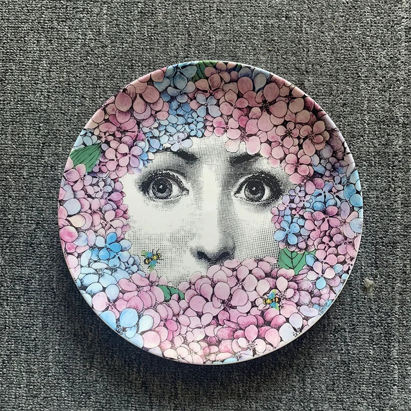 Artistic Ceramic Dinner Plates, Luxury Tableware with Unique Patterns, Perfect for Home Dining & Special Occasions